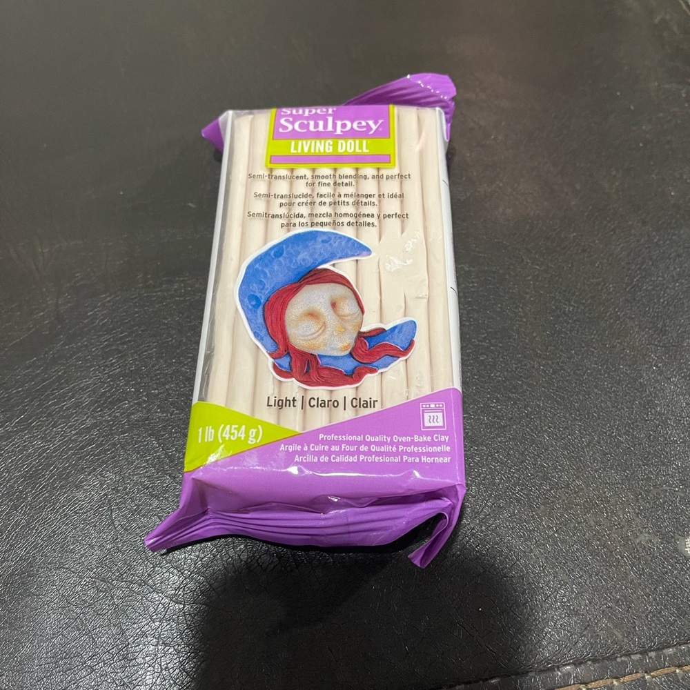 1 lb Super Sculpey Living Doll- New